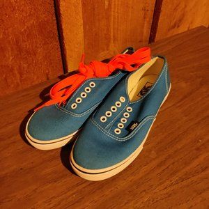 Blue Vans Men's 6.5 Women's 8
